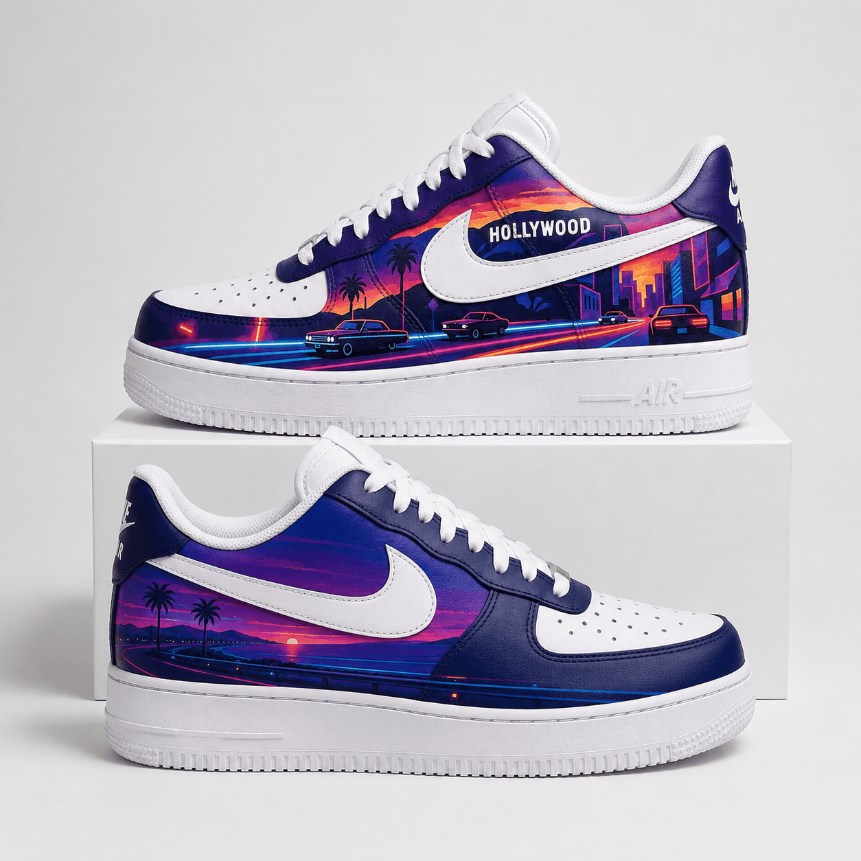 Landscape hand-painted Air Force 1