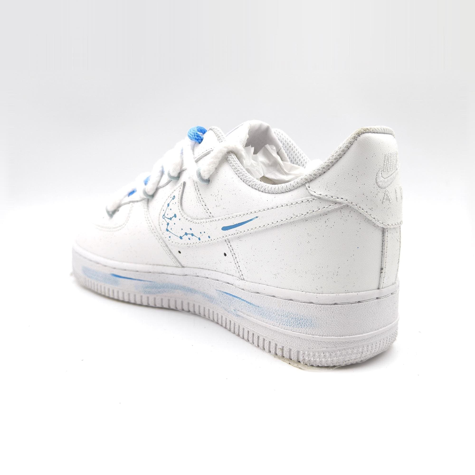 Aquarius Hand Painted Nike Air Force 1 β Custom Zodiac AF1 Sneakers Astrology Shoes