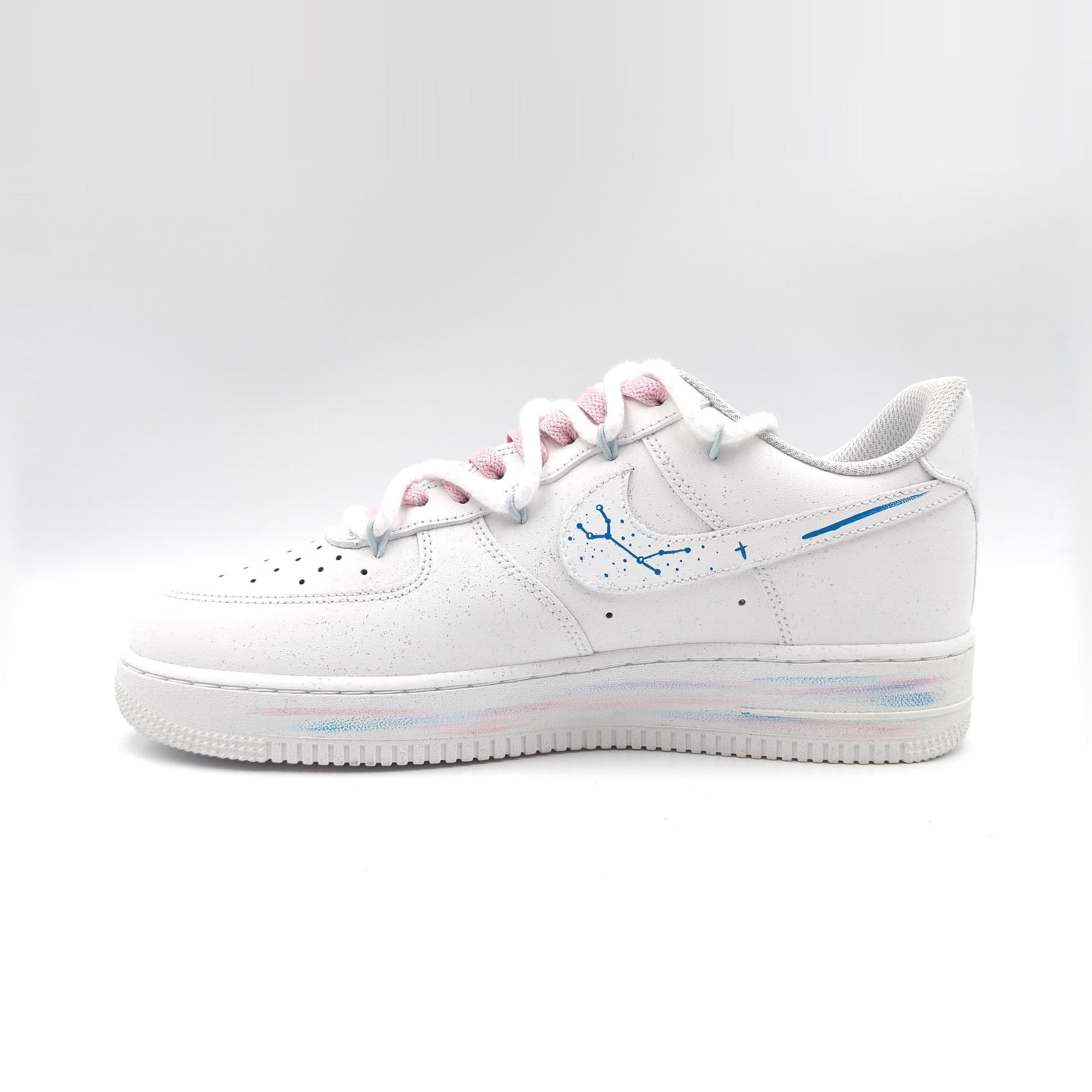 Virgo Hand Painted Nike Air Force 1 – Custom Zodiac AF1 Sneakers Astrology Shoes