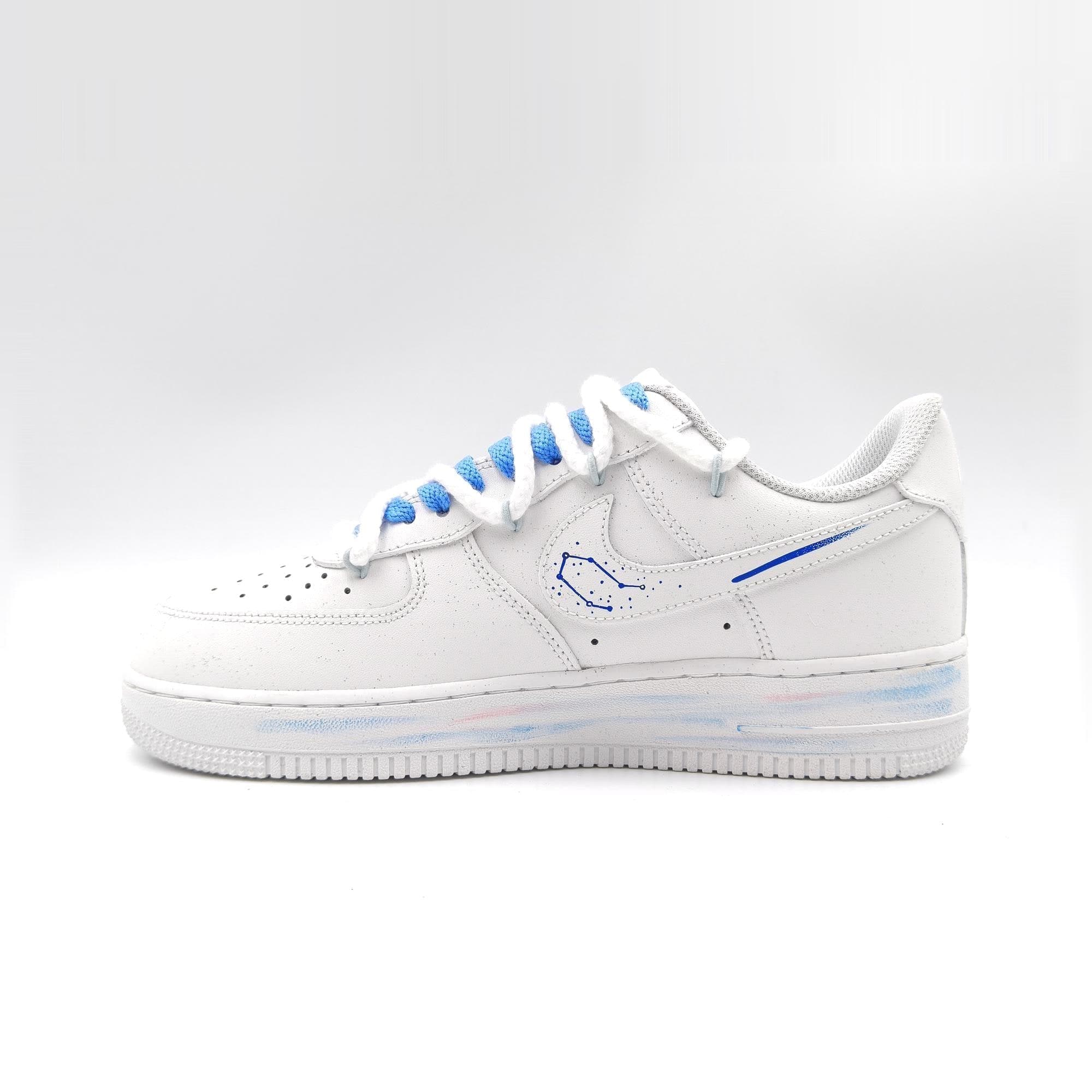 Libra Hand Painted Nike Air Force 1 – Custom Zodiac AF1 Sneakers Astrology Shoes