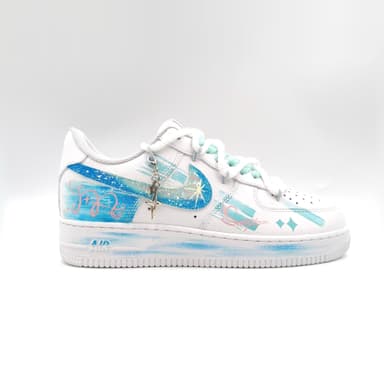 Scorpio Hand Painted Nike Air Force 1 – Custom Zodiac AF1 Sneakers Astrology Shoes