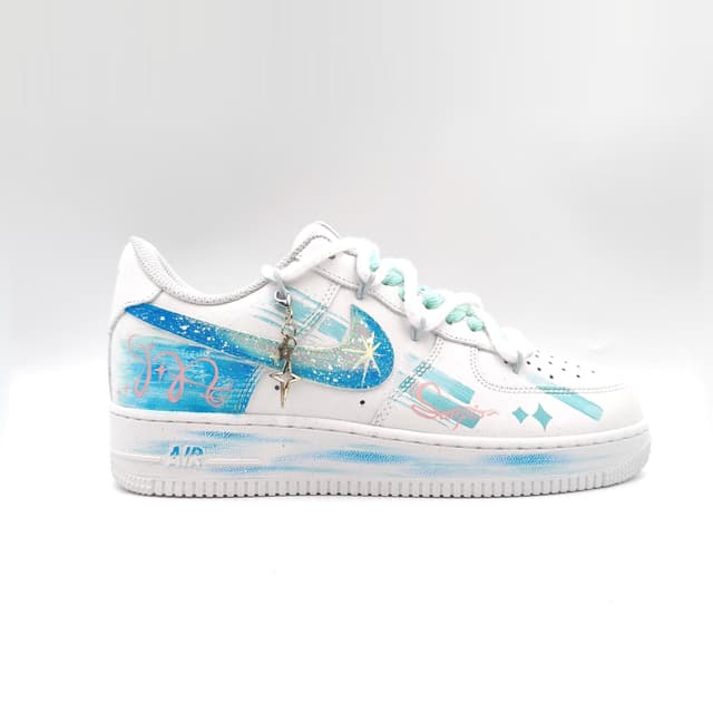 Scorpio Hand Painted Nike Air Force 1 – Custom Zodiac AF1 Sneakers Astrology Shoes
