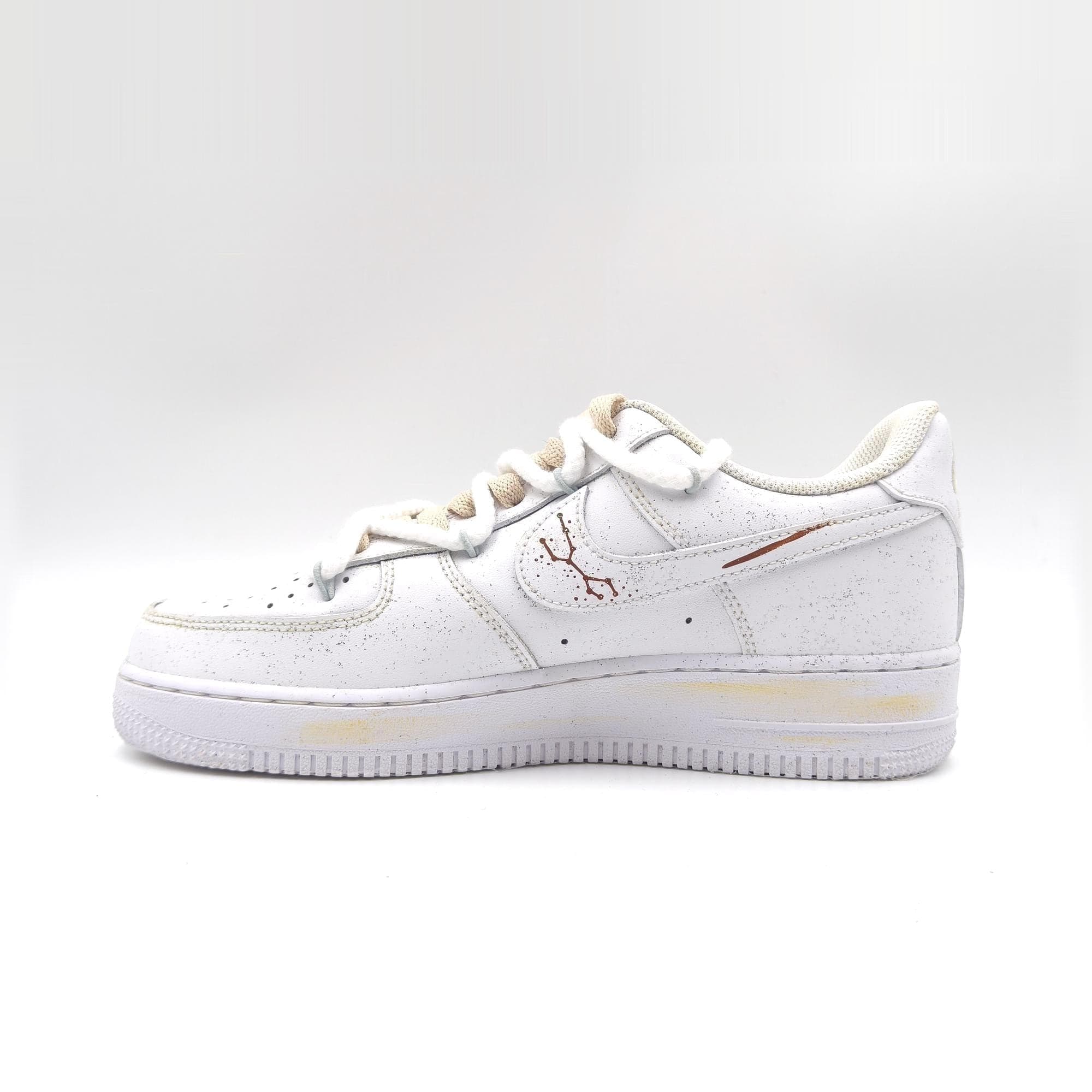 Taurus Hand Painted Nike Air Force 1 β Custom Zodiac AF1 Sneakers Astrology Shoes